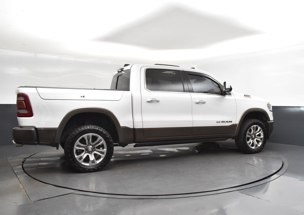 2021 Ivory White Tri-Coat Pearlcoat Ram 1500 Laramie Longhorn 4X4 Truck