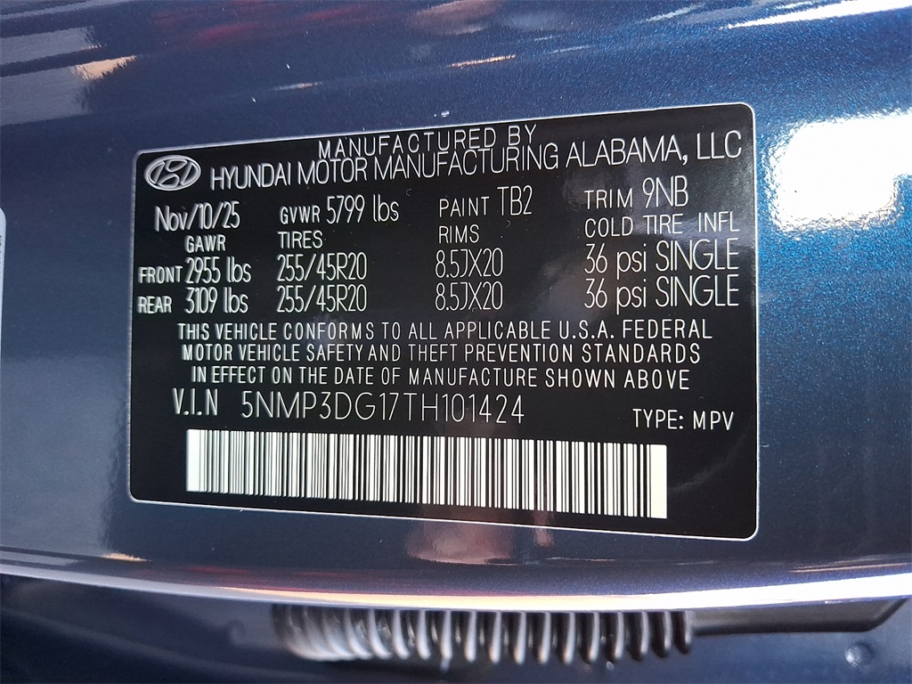 new 2026 Hyundai Santa Fe Hybrid car, priced at $48,655