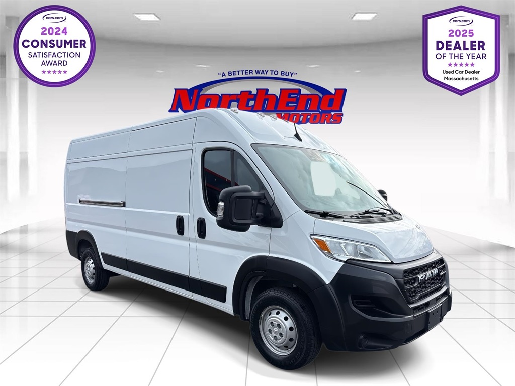 2023 Bright White Clearcoat Ram ProMaster Cargo Van High Roof Van