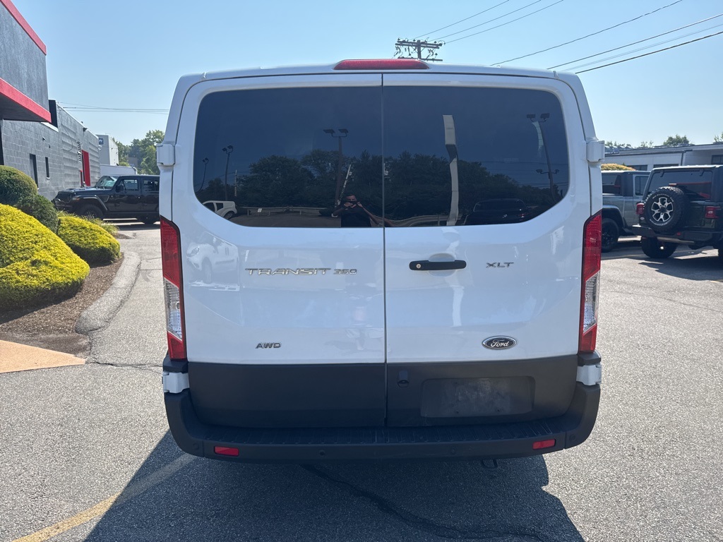 2022 Oxford White Ford Transit Passenger Wagon XLT AWD Van