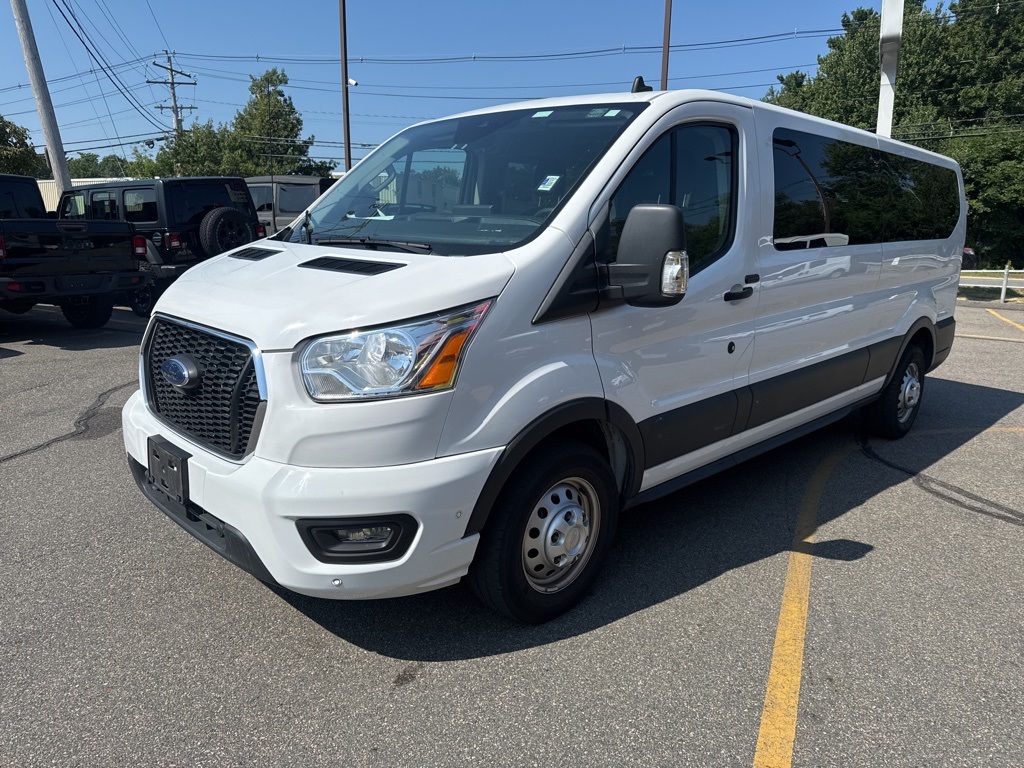 2022 Oxford White Ford Transit Passenger Wagon XLT AWD Van