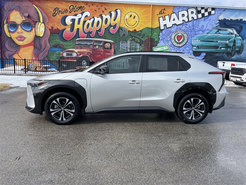 Used 2025 Toyota bZ4X XLE with VIN JTMABACA3SA094543 for sale in Worcester, MA