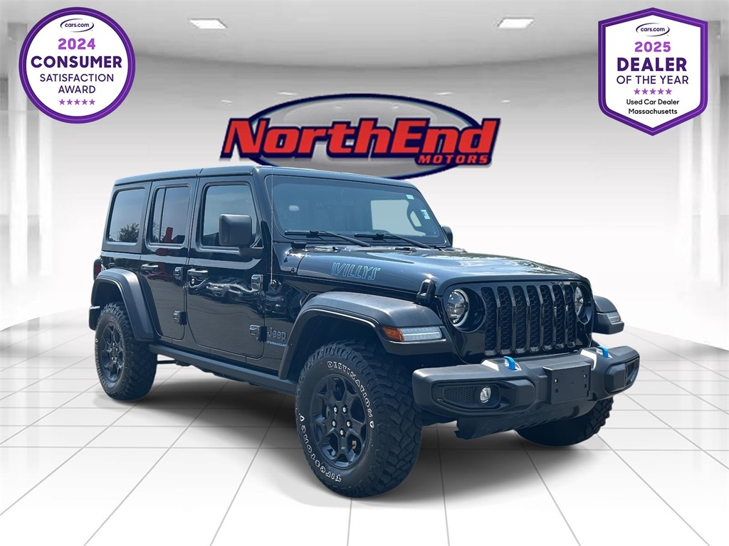 2023 Black Clearcoat Jeep Wrangler 4xe Willys 4xe 4X4 SUV