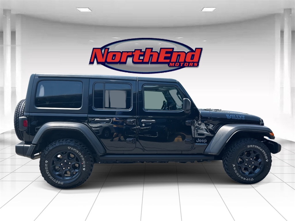 2023 Black Clearcoat Jeep Wrangler 4xe Willys 4xe 4X4 SUV