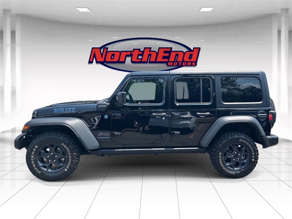 2023 Black Clearcoat Jeep Wrangler 4xe Willys 4xe 4X4 SUV
