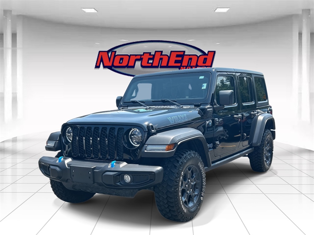 2023 Black Clearcoat Jeep Wrangler 4xe Willys 4xe 4X4 SUV
