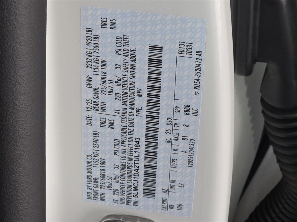 new 2026 Lincoln Corsair car, priced at $42,941