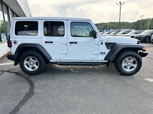2021 Bright White Clearcoat Jeep Wrangler Unlimited Freedom Edition 4X4 SUV