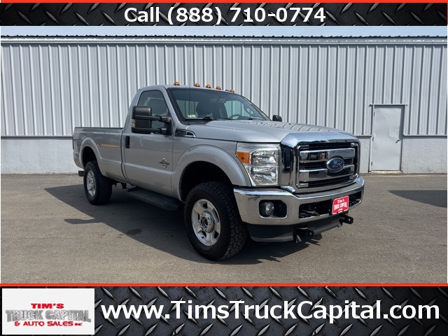 2015 Ingot Silver Ford Super Duty F-350 SRW XLT Power Stroke Truck