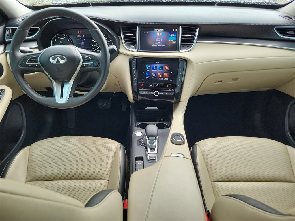 2022 Hermosa Blue INFINITI QX50 LUXE FWD SUV