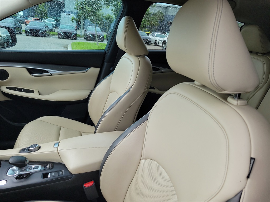 2022 Hermosa Blue INFINITI QX50 LUXE FWD SUV