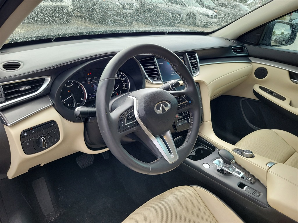2022 Hermosa Blue INFINITI QX50 LUXE FWD SUV