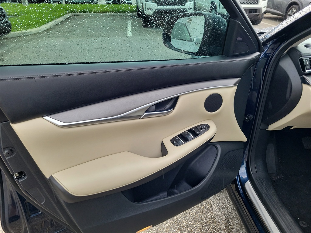 2022 Hermosa Blue INFINITI QX50 LUXE FWD SUV