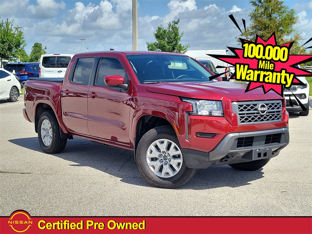 2022 Cardinal Red Tricoat Nissan Frontier SV Truck