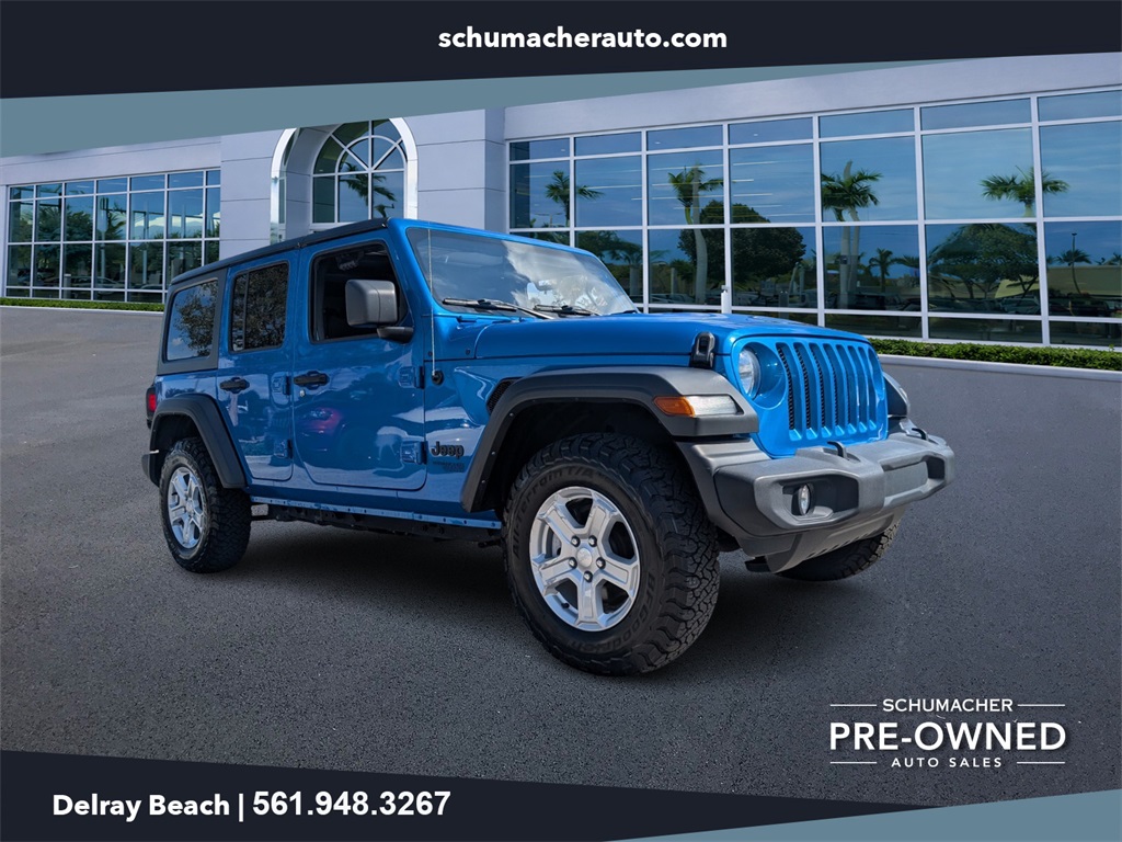 used 2021 Jeep Wrangler car, priced at $22,928
