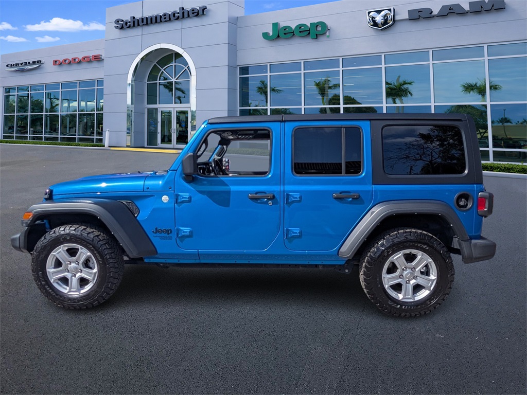 used 2021 Jeep Wrangler car, priced at $22,928