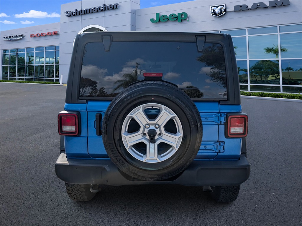 used 2021 Jeep Wrangler car, priced at $22,928