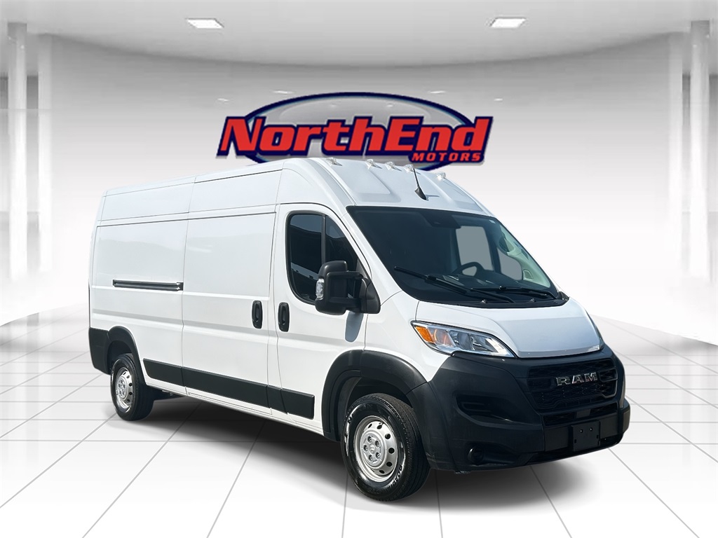 2023 Bright White Clearcoat Ram ProMaster Cargo Van High Roof Van