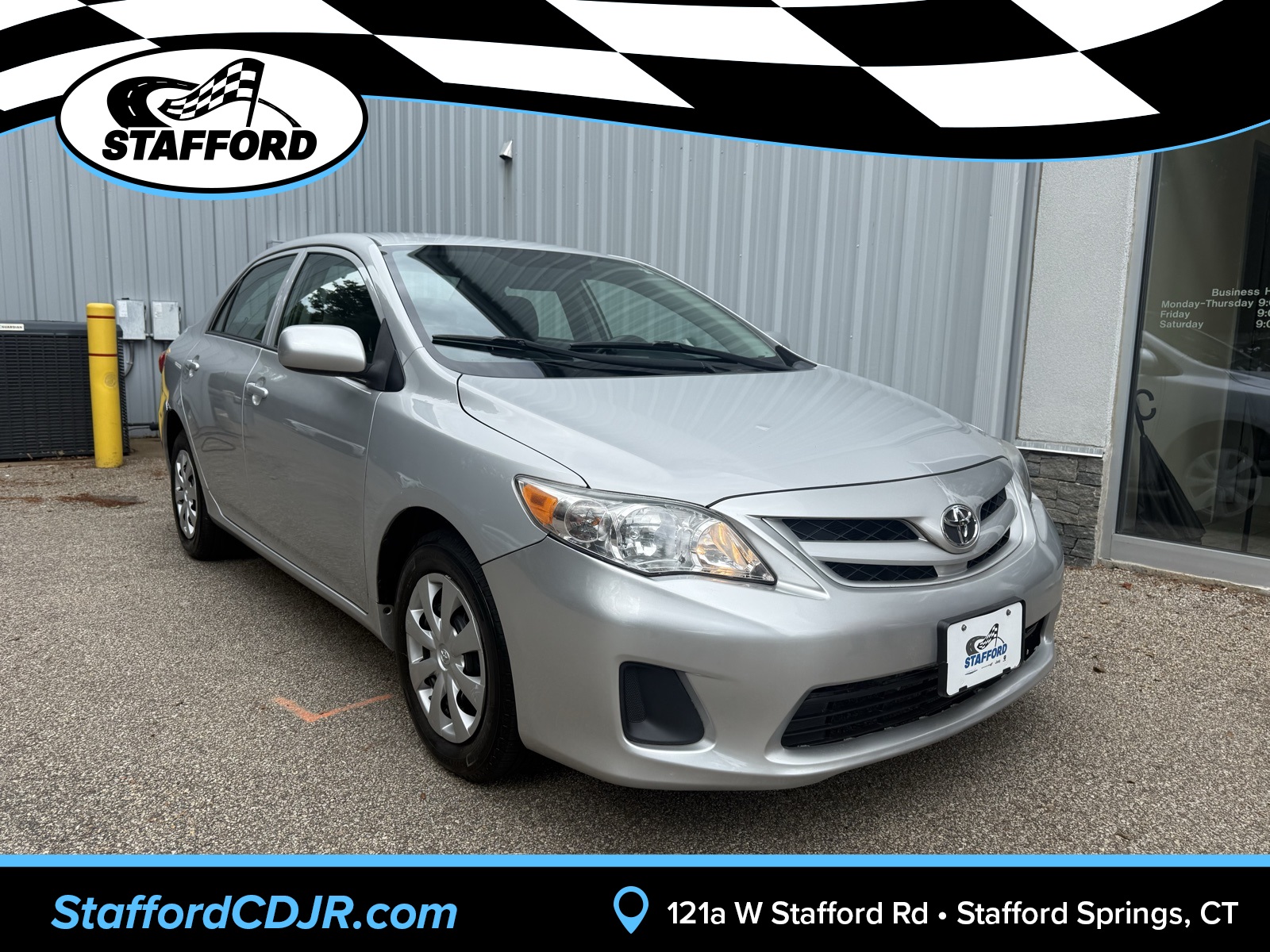 2013 Silver Toyota Corolla L Sedan