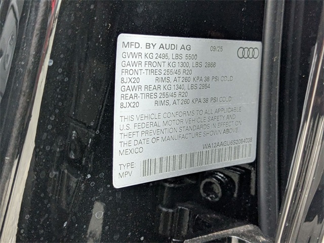 new 2025 Audi Q5 car, priced at $61,950