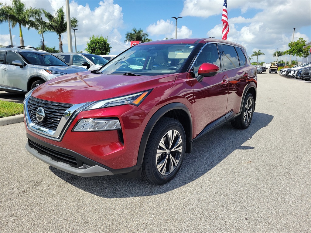 2021 Scarlet Ember Tintcoat Nissan Rogue SV FWD SUV