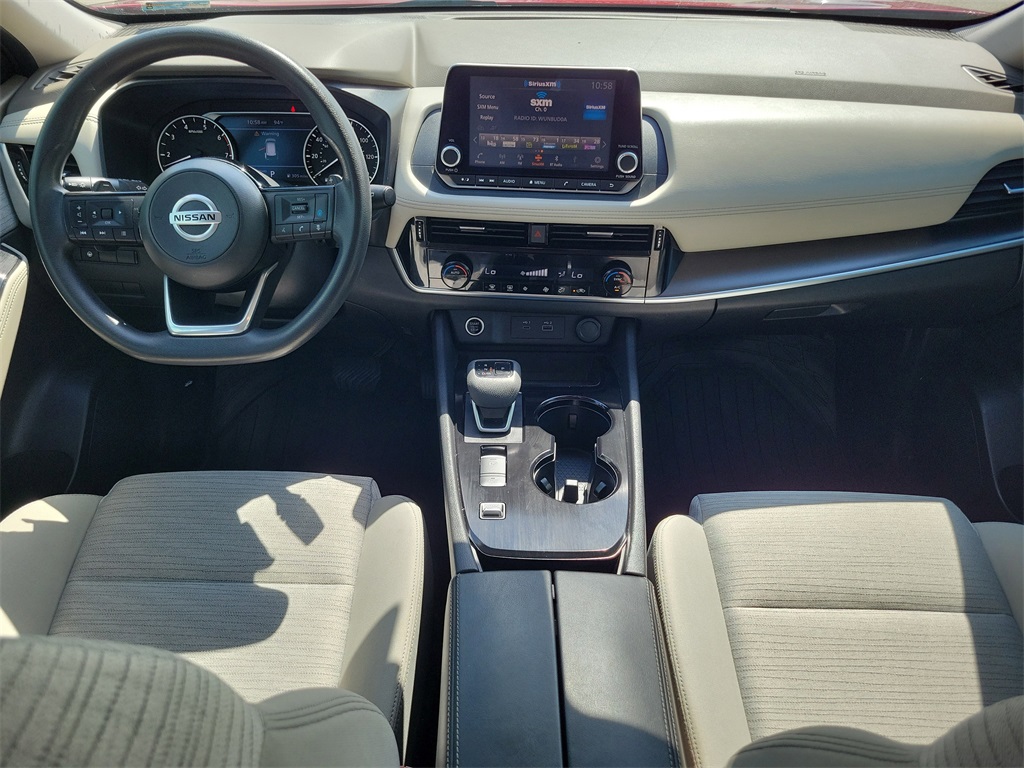 2021 Scarlet Ember Tintcoat Nissan Rogue SV FWD SUV