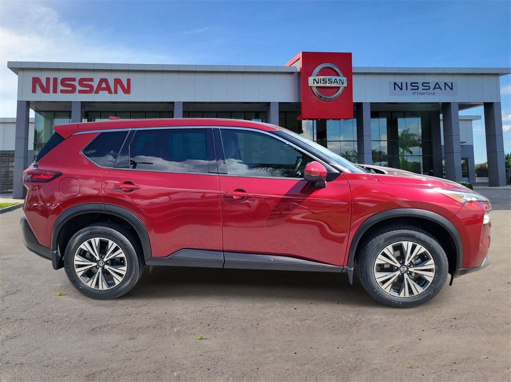 2021 Scarlet Ember Tintcoat Nissan Rogue SV FWD SUV