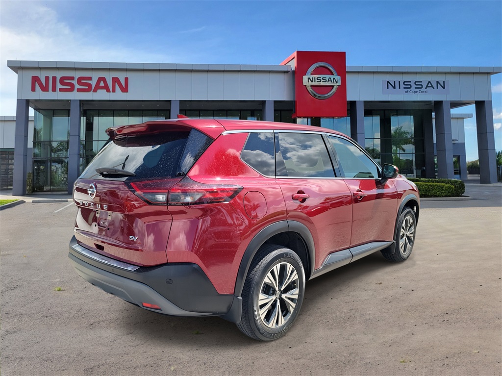 2021 Scarlet Ember Tintcoat Nissan Rogue SV FWD SUV