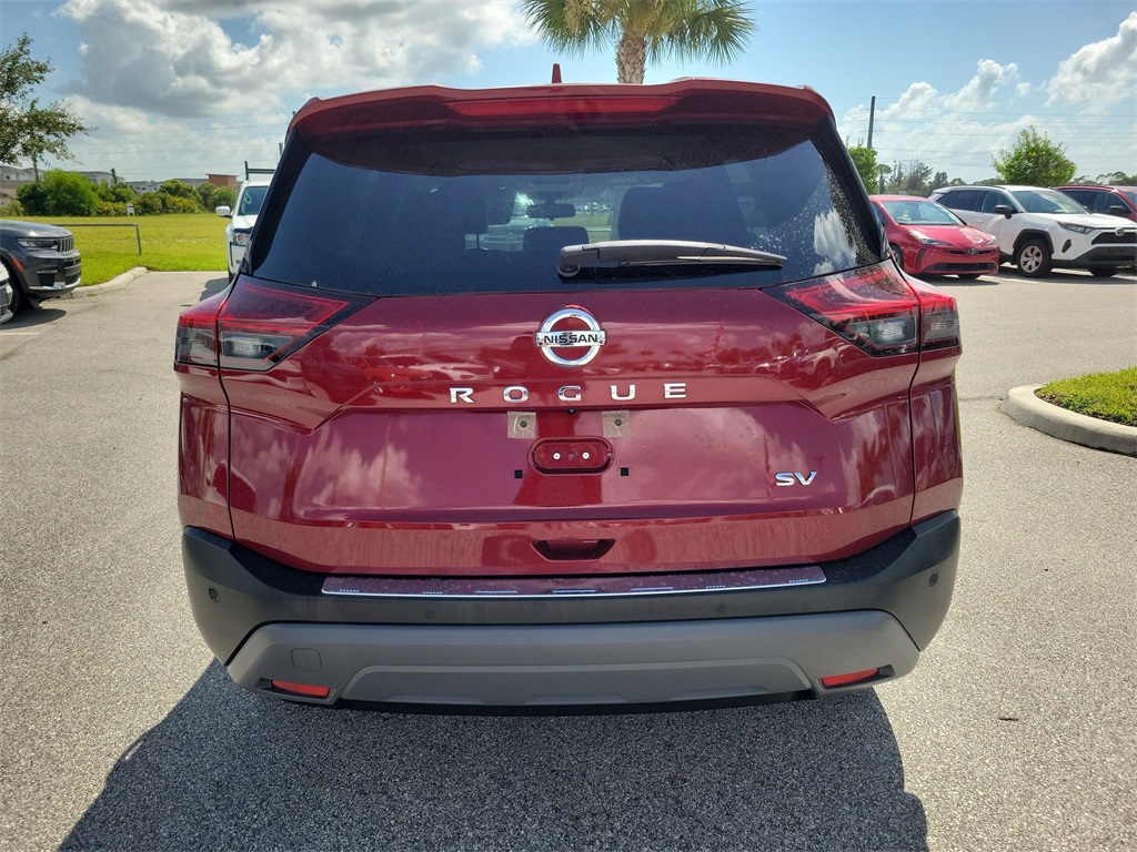 2021 Scarlet Ember Tintcoat Nissan Rogue SV FWD SUV
