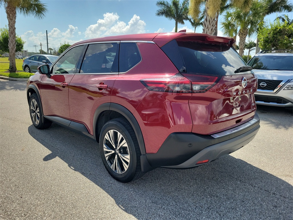 2021 Scarlet Ember Tintcoat Nissan Rogue SV FWD SUV