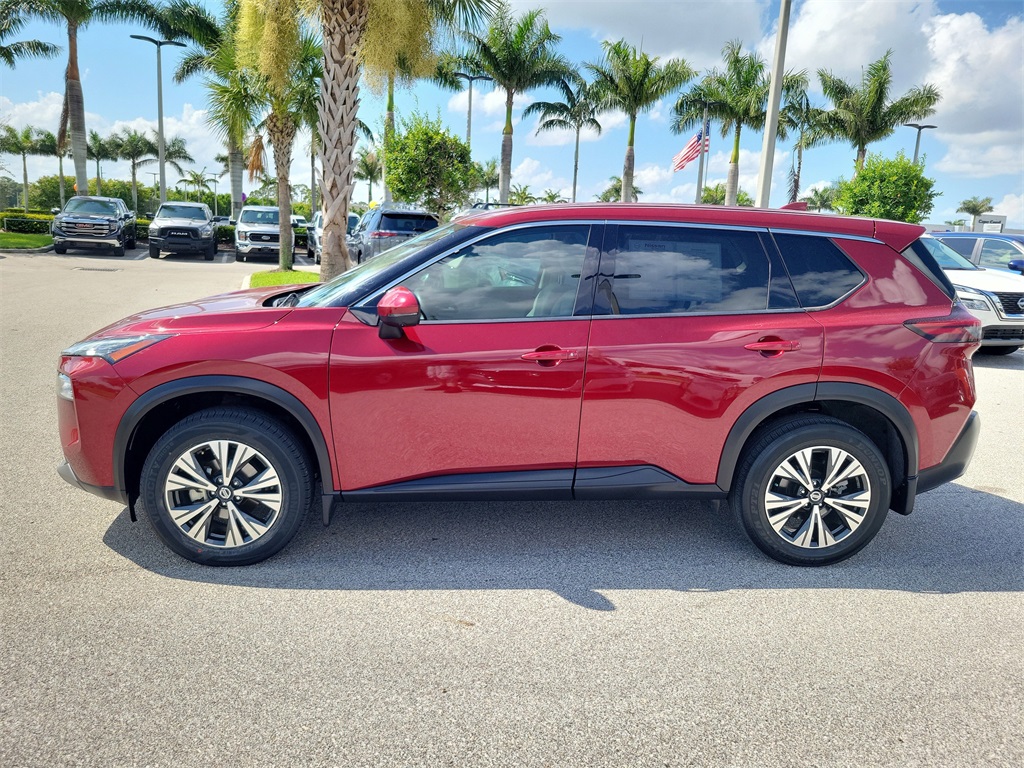 2021 Scarlet Ember Tintcoat Nissan Rogue SV FWD SUV