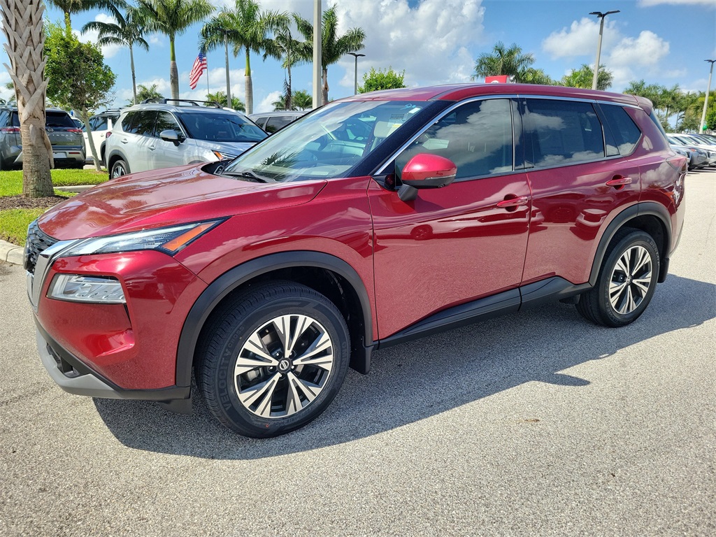 2021 Scarlet Ember Tintcoat Nissan Rogue SV FWD SUV