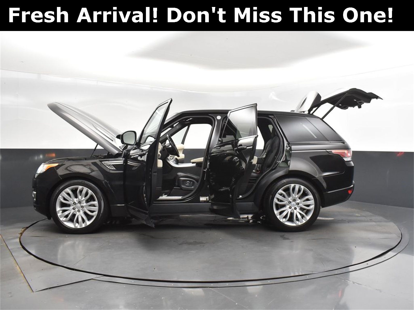 2016 Black Land Rover Range Rover Sport HSE Td6 4X4 SUV