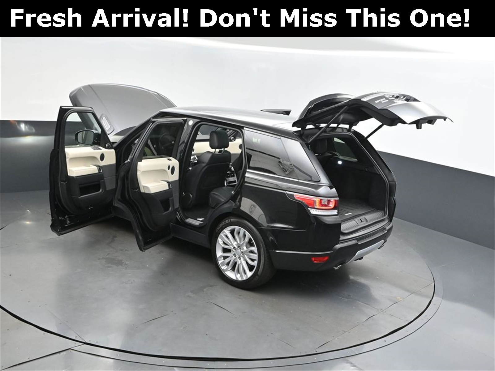 2016 Black Land Rover Range Rover Sport HSE Td6 4X4 SUV
