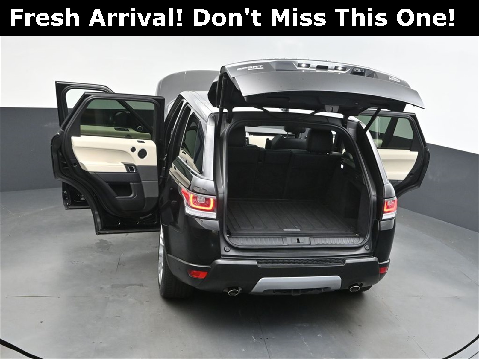 2016 Black Land Rover Range Rover Sport HSE Td6 4X4 SUV