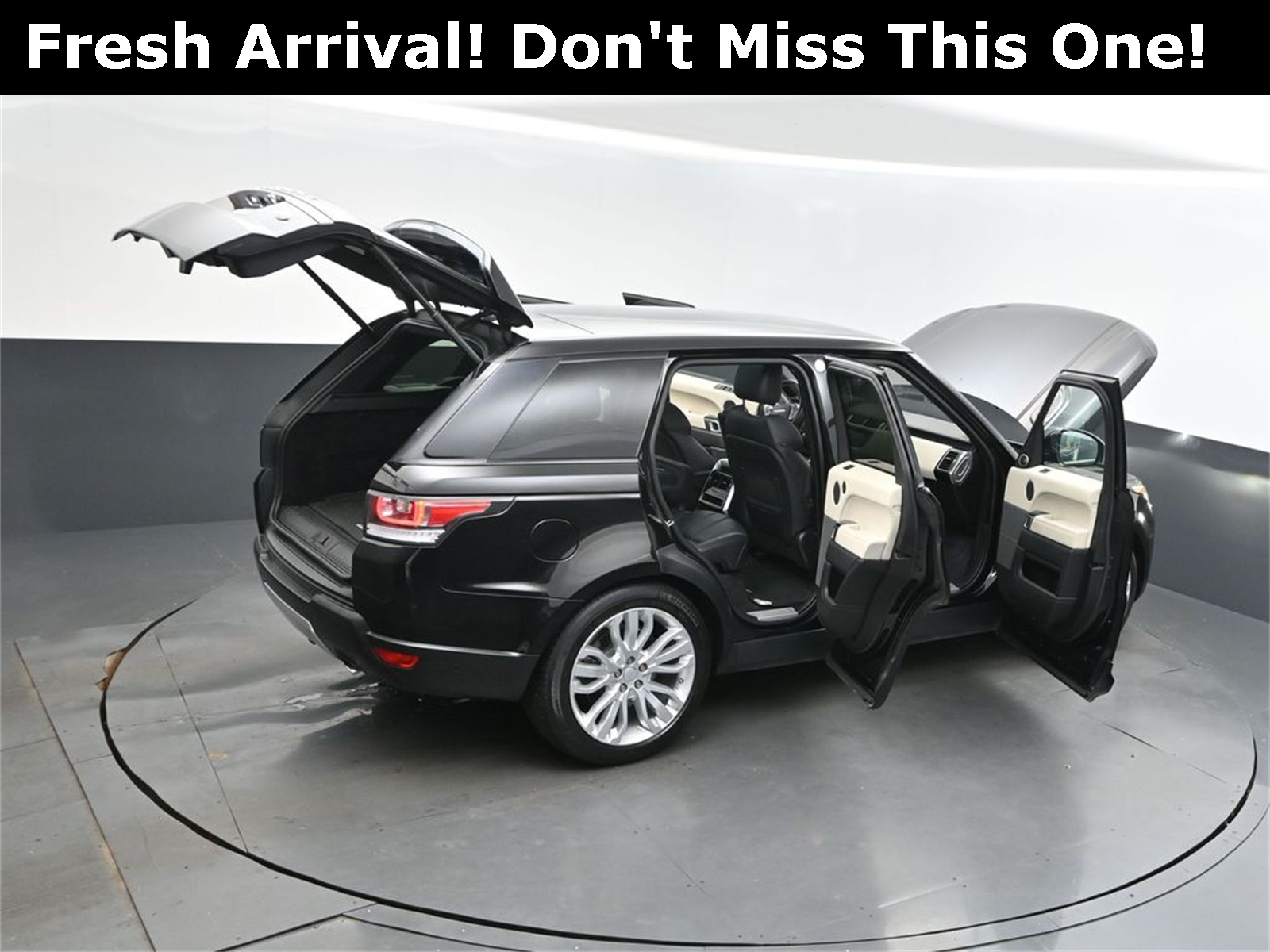 2016 Black Land Rover Range Rover Sport HSE Td6 4X4 SUV
