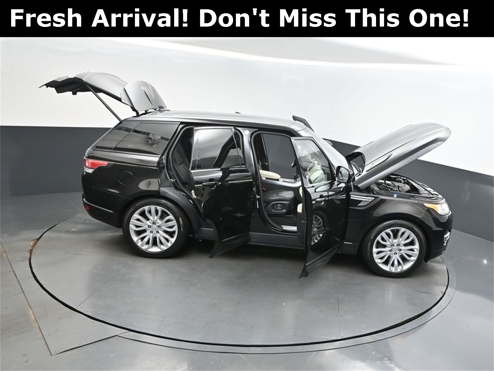 2016 Black Land Rover Range Rover Sport HSE Td6 4X4 SUV