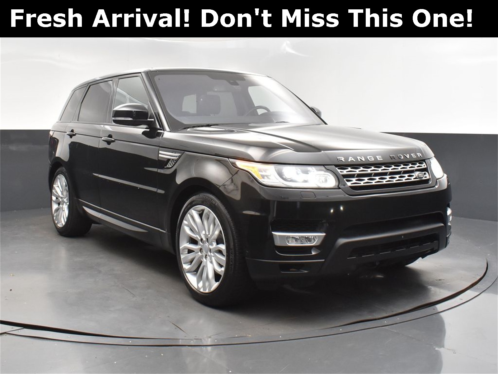 2016 Black Land Rover Range Rover Sport HSE Td6 4X4 SUV