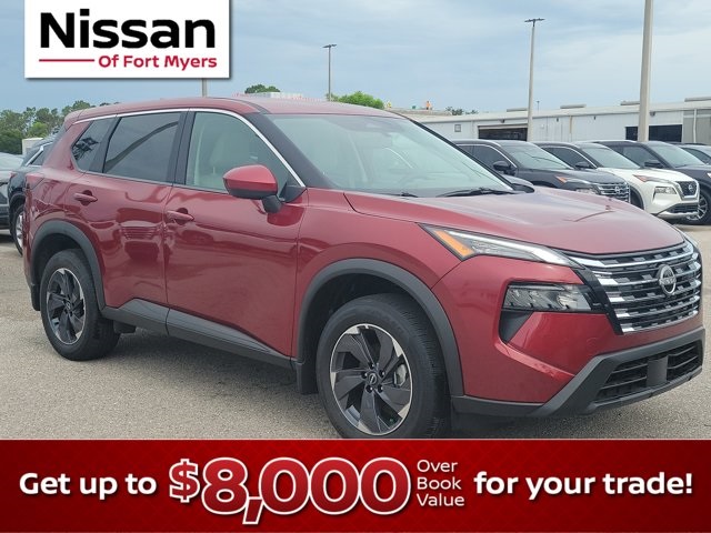 2025 Scarlet Ember Tintcoat Nissan Rogue SV SUV