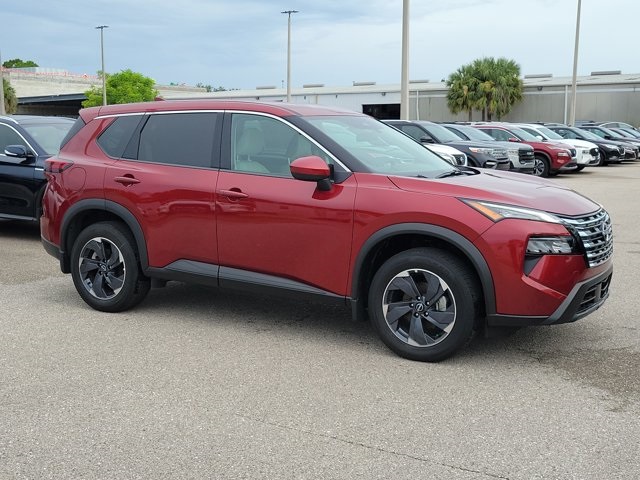 2025 Scarlet Ember Tintcoat Nissan Rogue SV FWD SUV