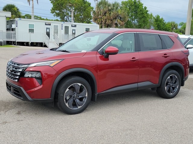 2025 Scarlet Ember Tintcoat Nissan Rogue SV FWD SUV