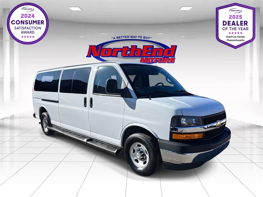2021 Summit White Chevrolet Express Passenger LT RWD Van