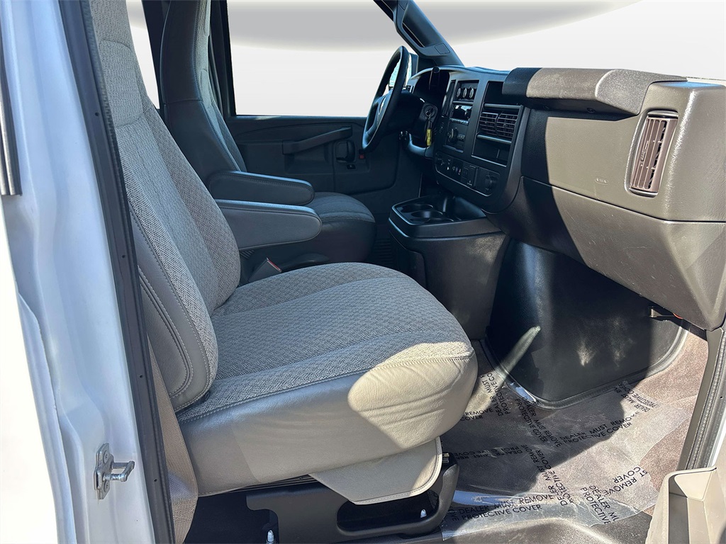 2021 Summit White Chevrolet Express Passenger LT RWD Van