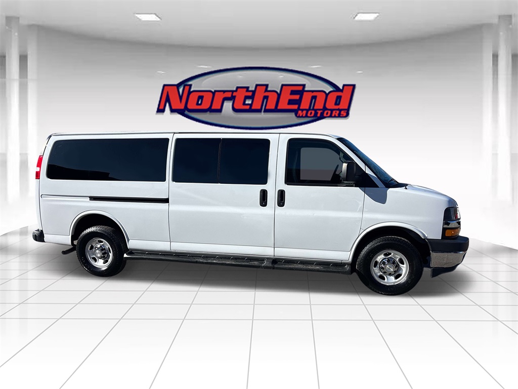 2021 Summit White Chevrolet Express Passenger LT RWD Van