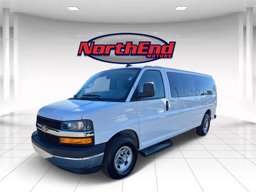 2021 Summit White Chevrolet Express Passenger LT RWD Van