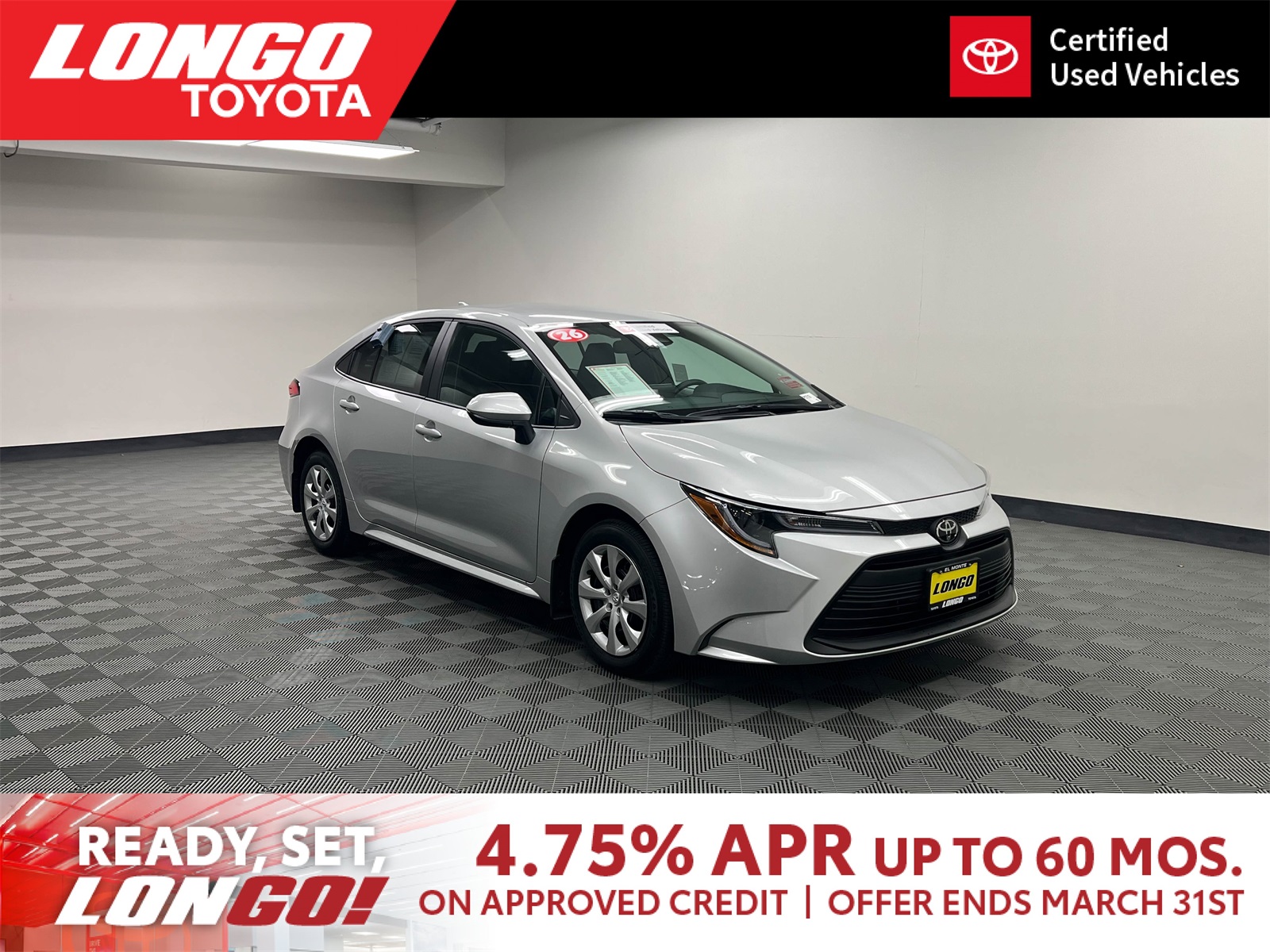 used 2026 Toyota Corolla car, priced at $24,721