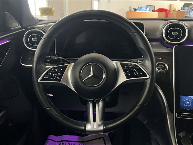 used 2022 Mercedes-Benz C-Class car, priced at $34,991