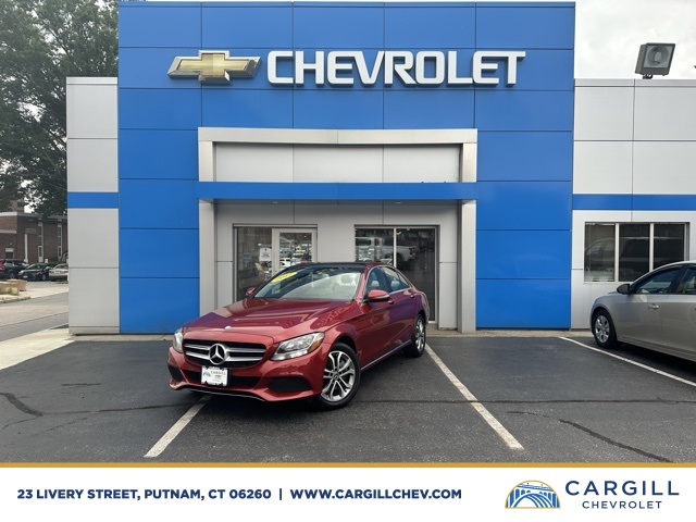 2017 Red Mercedes-Benz C-Class C 300 AWD Sedan