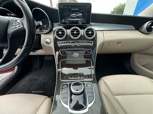 2017 Red Mercedes-Benz C-Class C 300 AWD Sedan