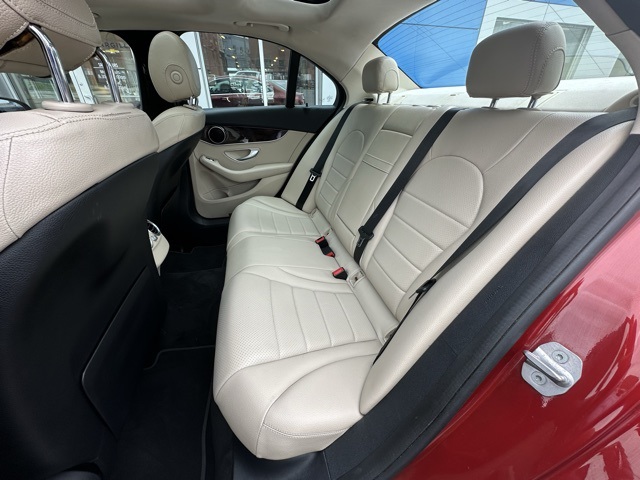 2017 Red Mercedes-Benz C-Class C 300 AWD Sedan